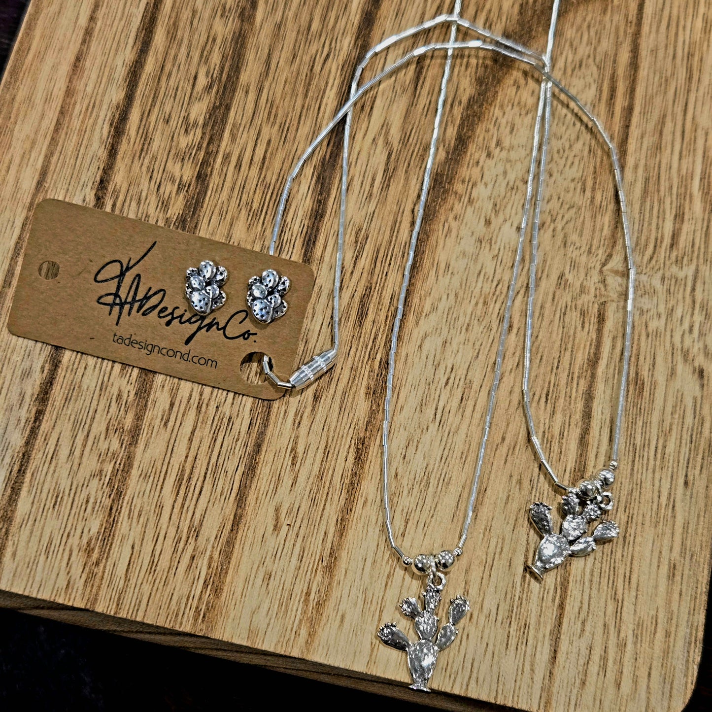 Liquid Silver Cactus Set