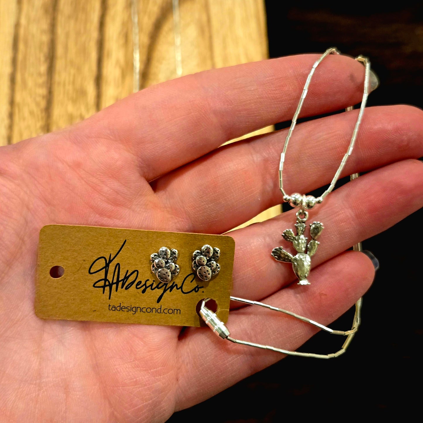 Liquid Silver Cactus Set