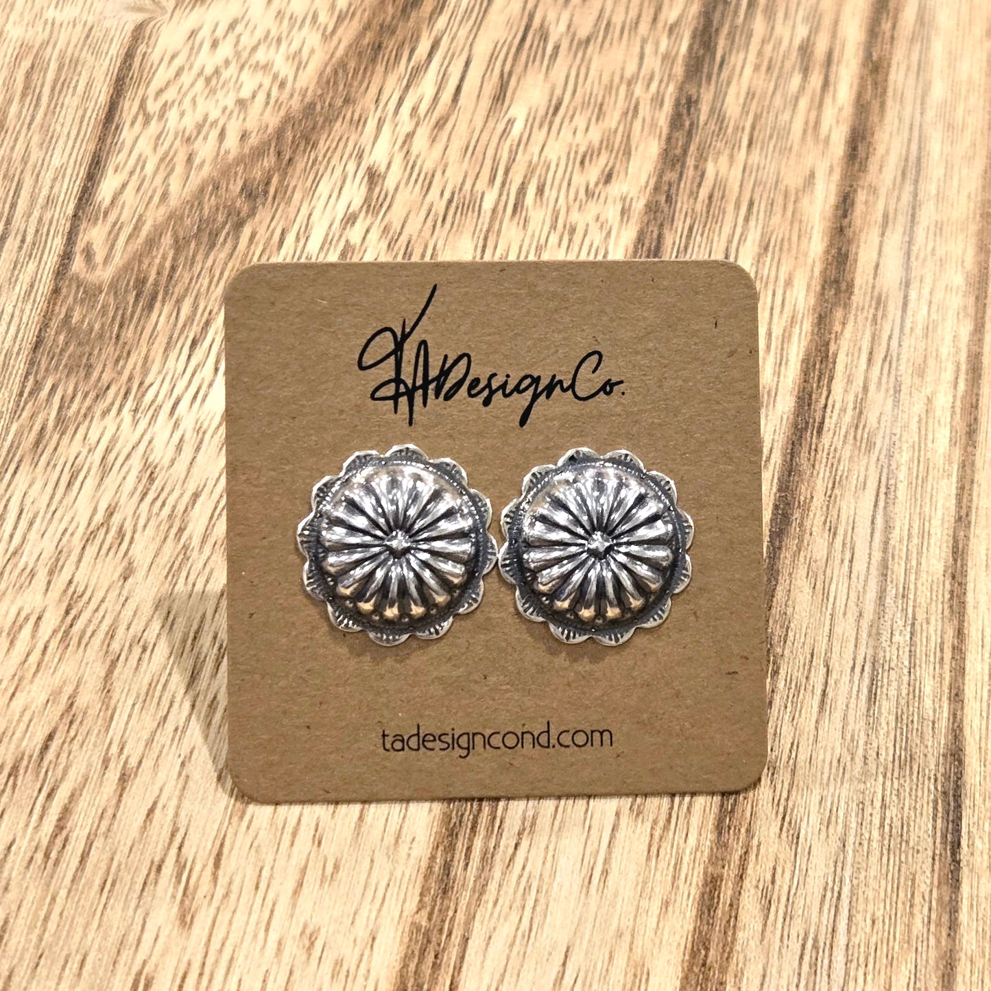 Concho Stud Earrings