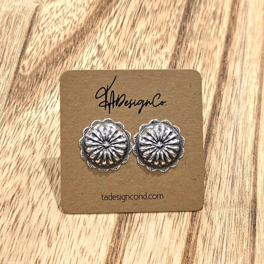 Concho Stud Earrings