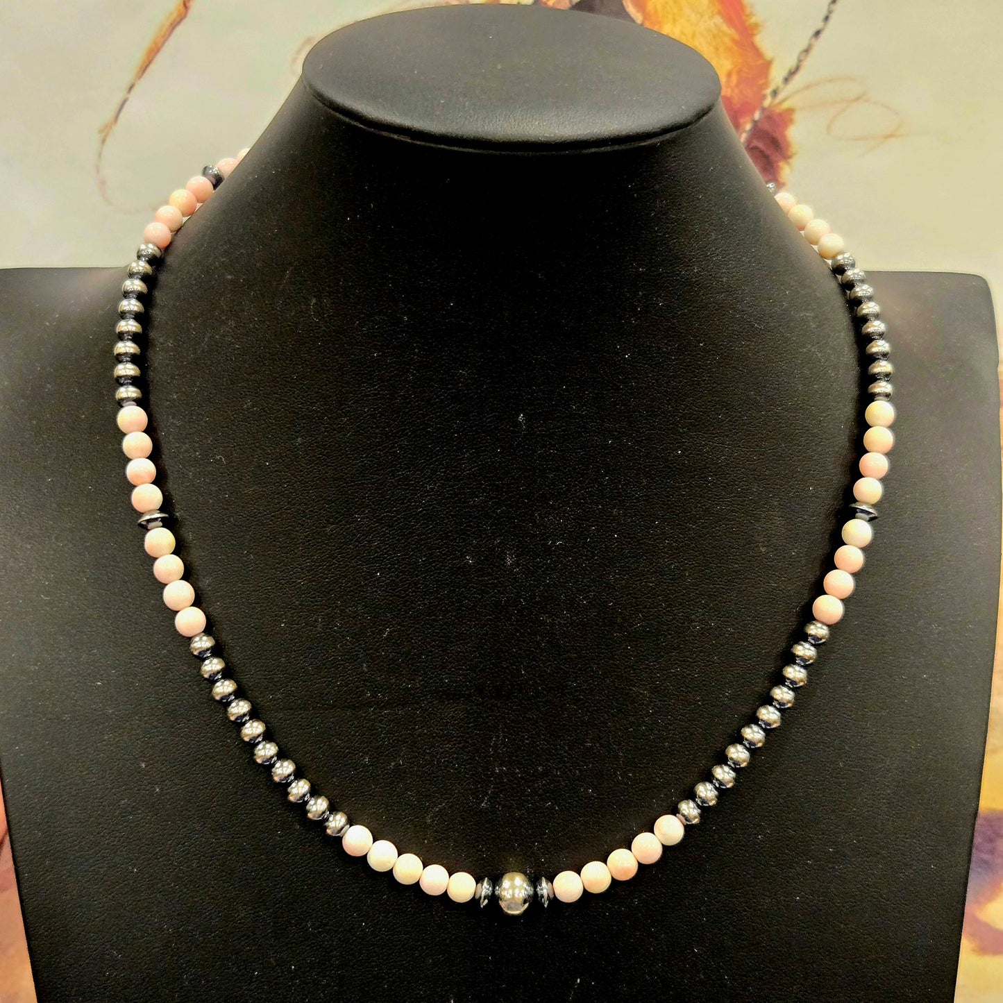 Desert Pearl & Pink Conch Necklaces