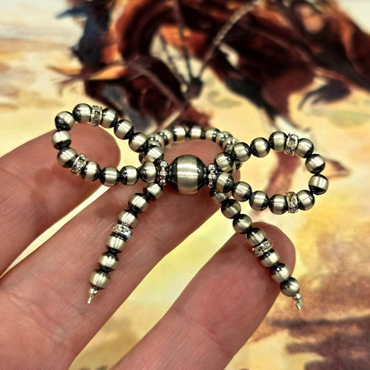 Sterling Sparkle Pearl Stretch Ring