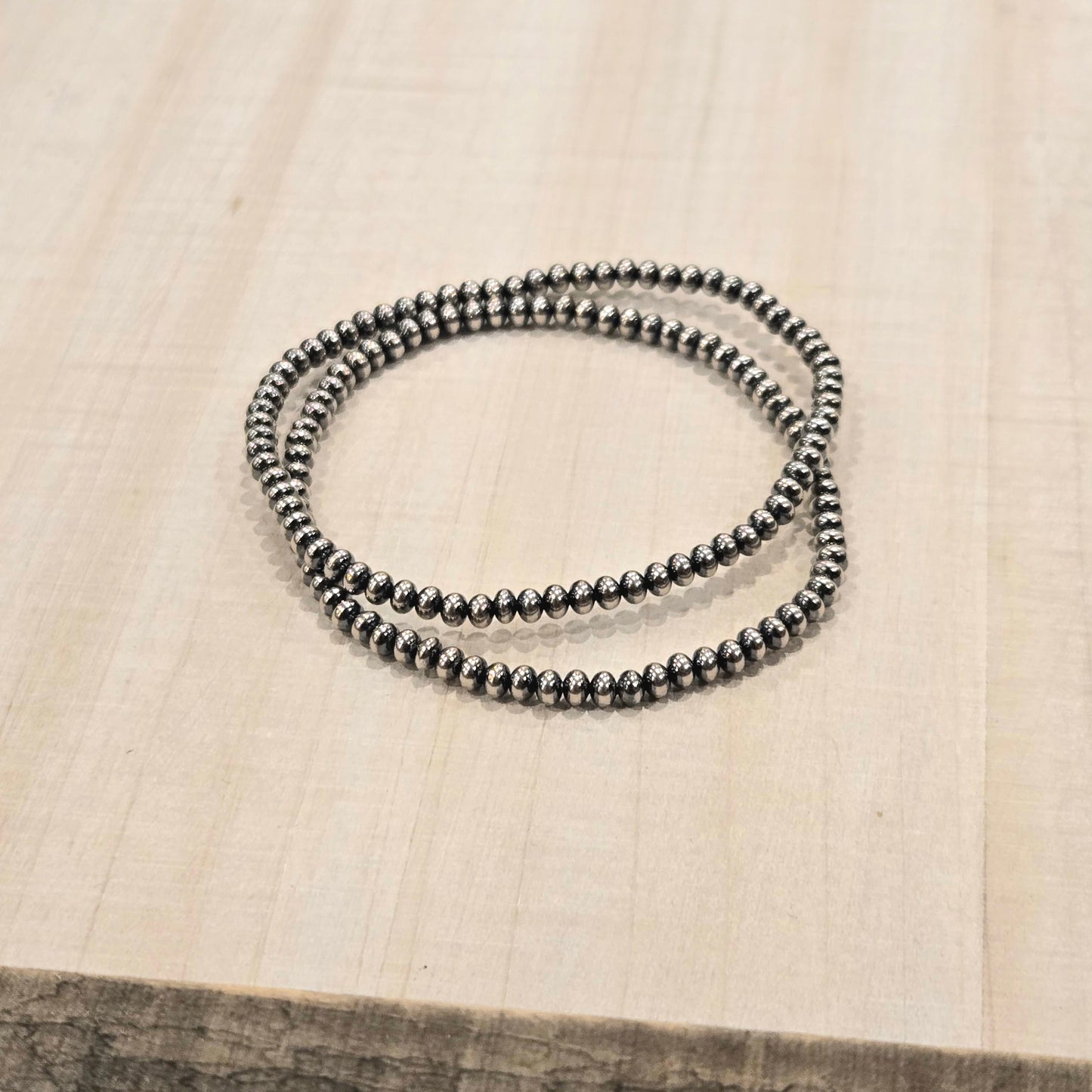 Desert Pearl Silver Only Stretch Bracelet