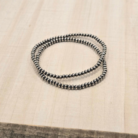 Desert Pearl Silver Only Stretch Bracelet