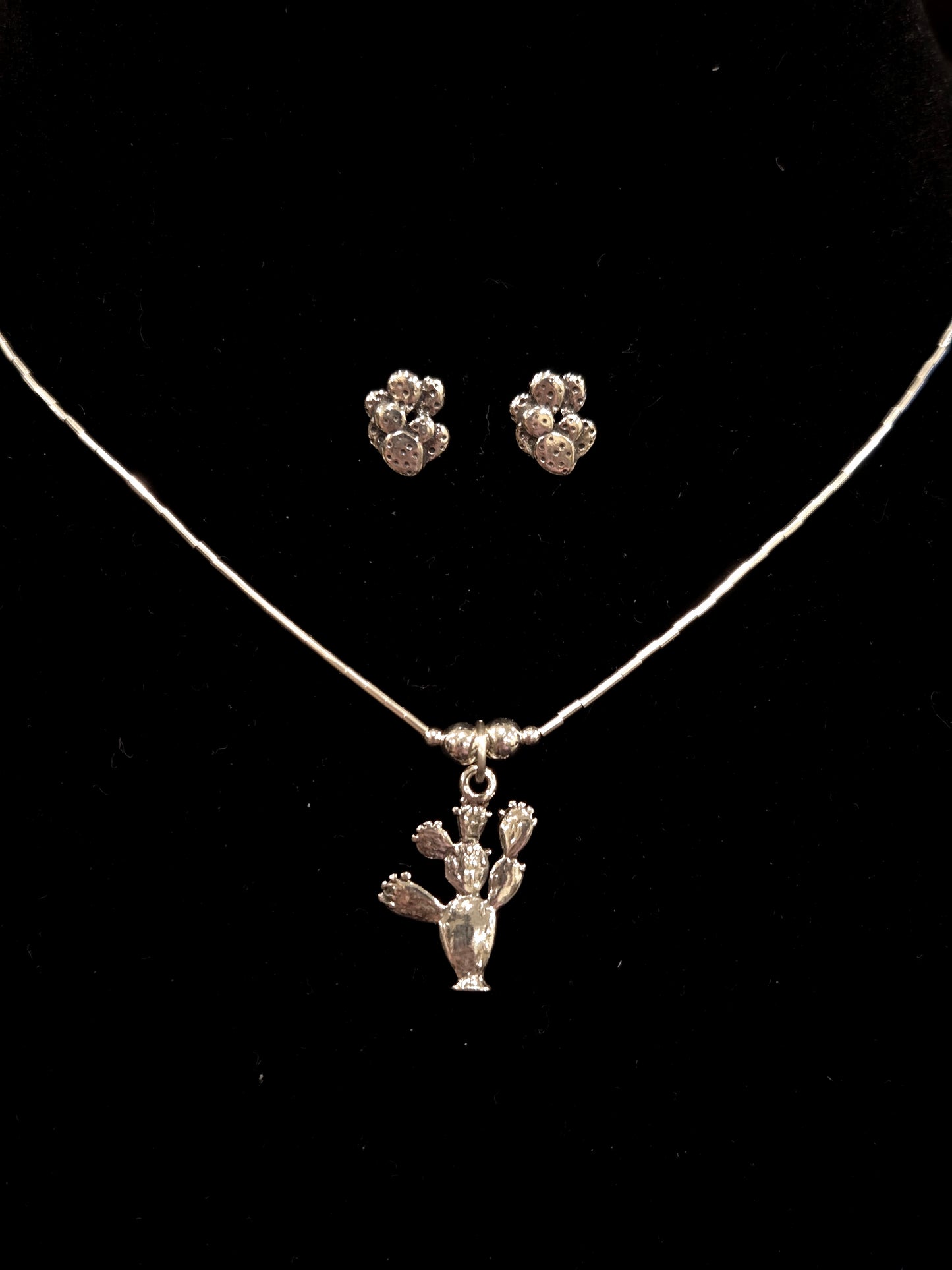Liquid Silver Cactus Set