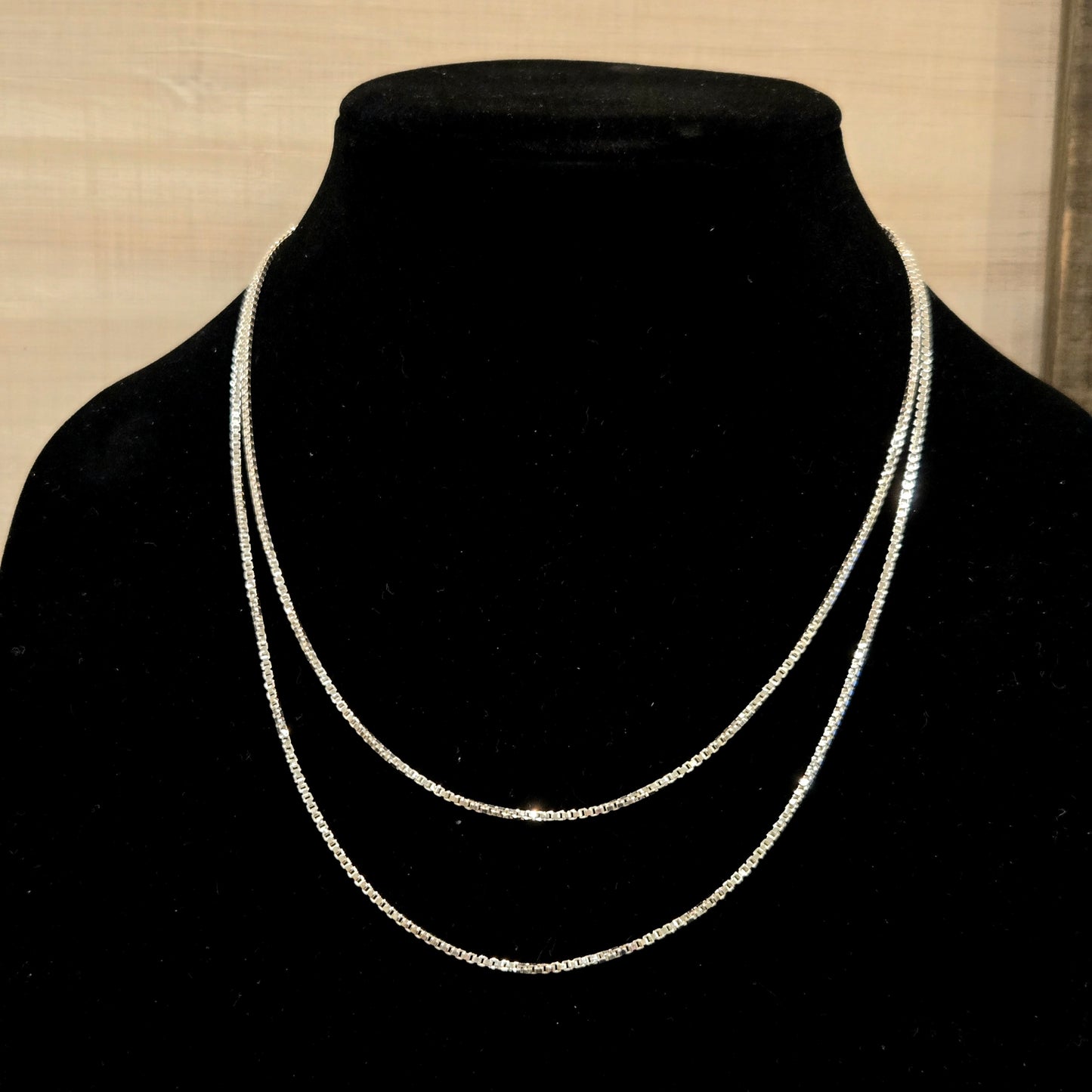 Heavy Sterling Silver Box Chain