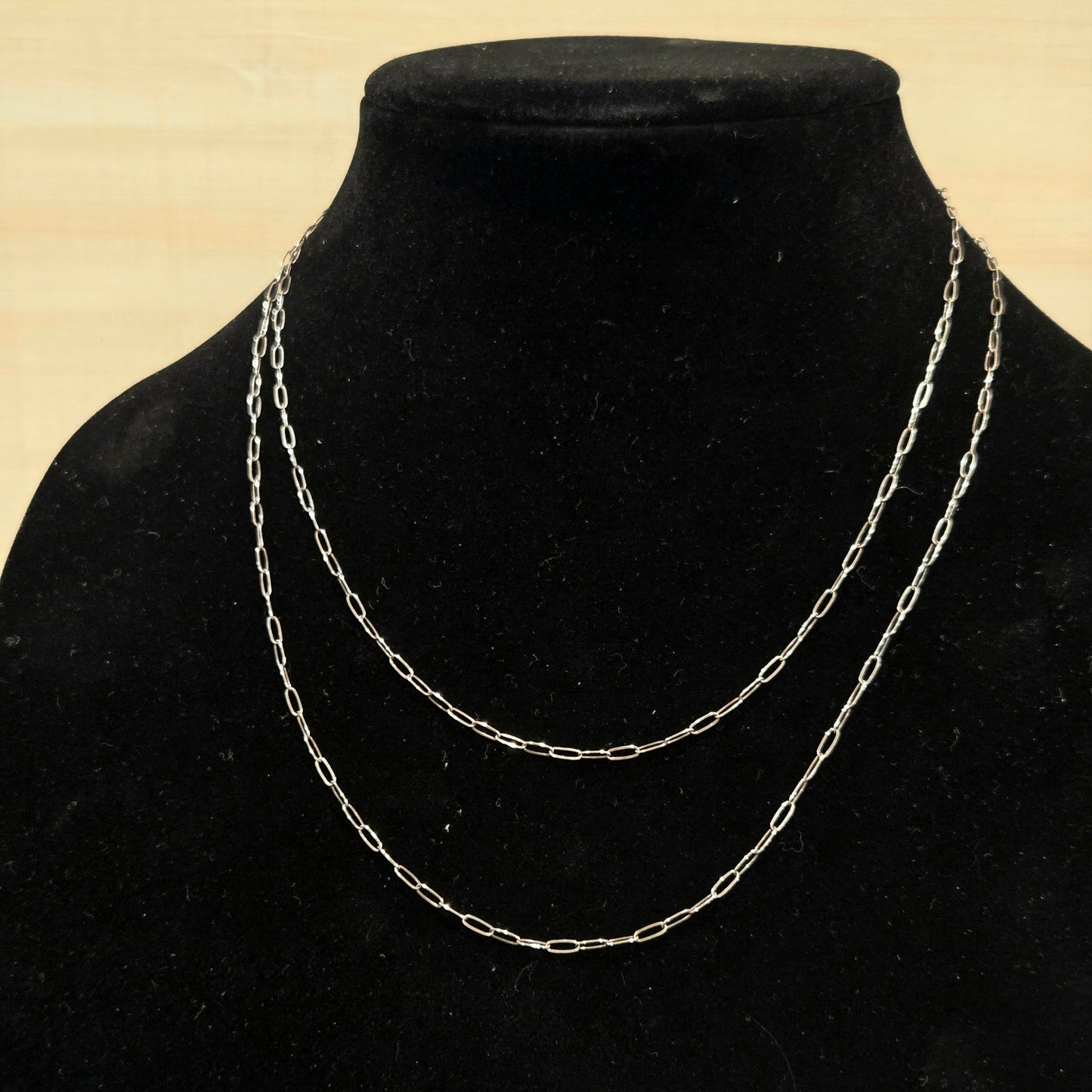 Sterling Silver Oxidized Cable Chain