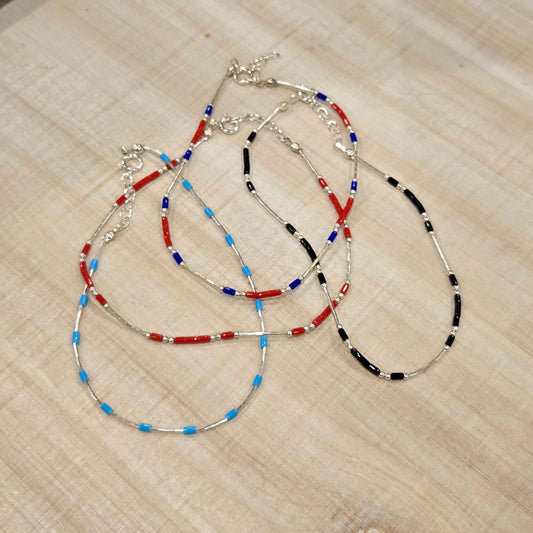 Liquid Silver Anklet