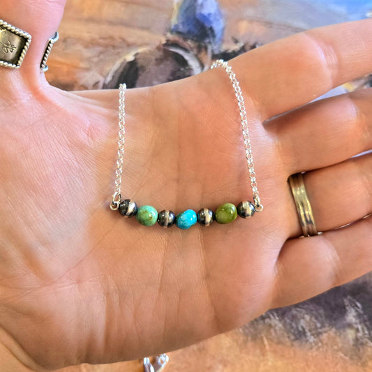 Sonoran Gold Desert Pearl Bar Necklace