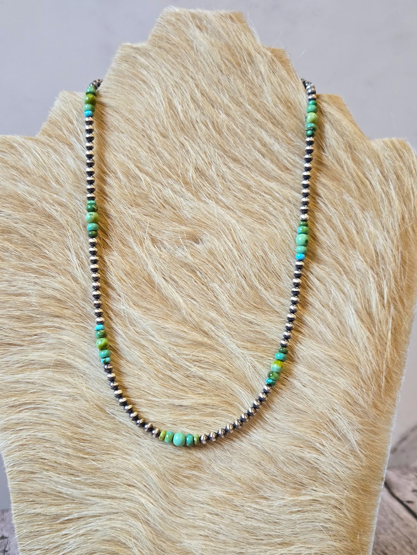 Sonoran Gold Turquoise Desert Pearl Necklace