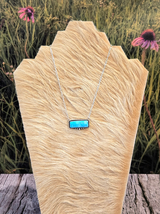 Mina Maria Turquoise Bar Necklace