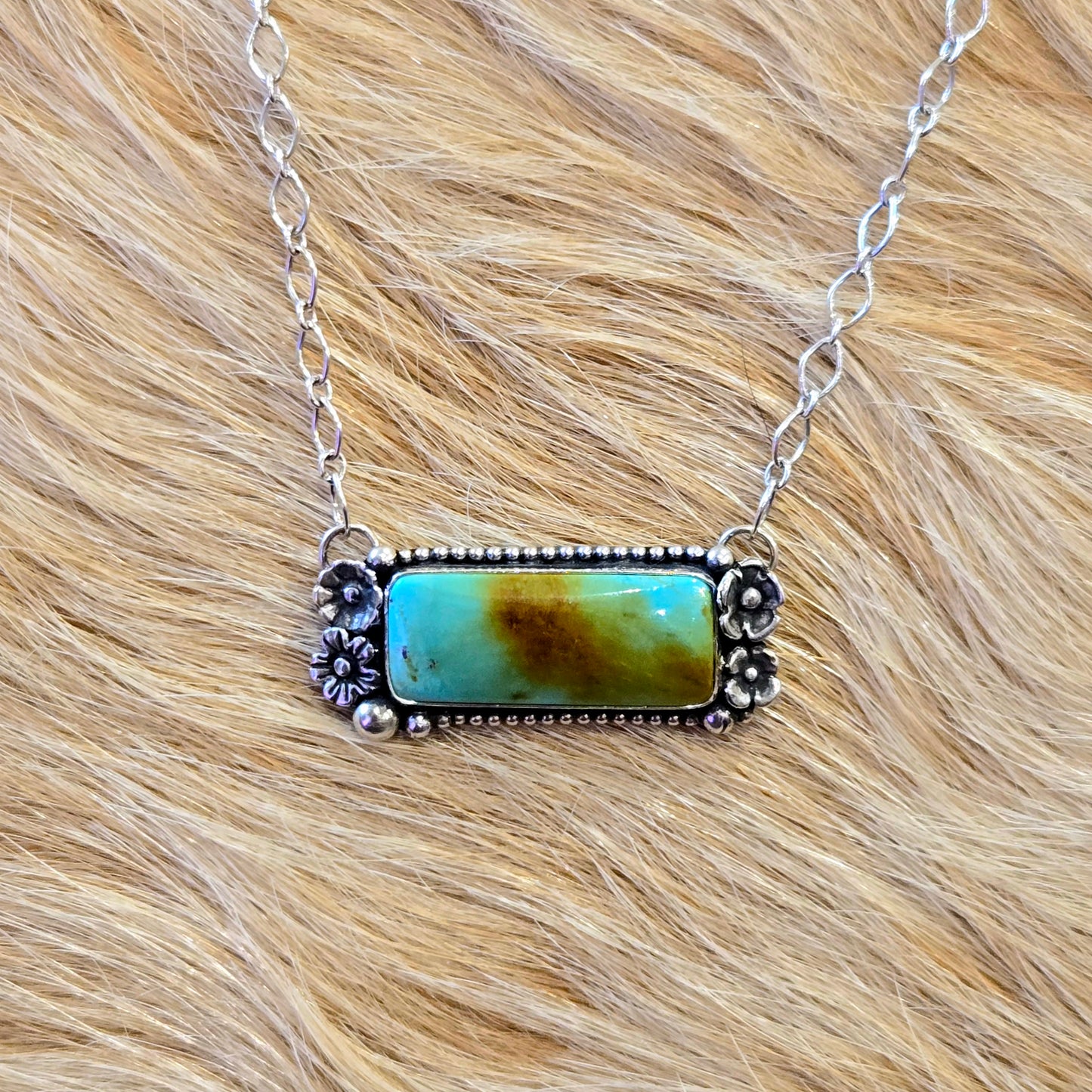 Sonoran Floral Bar Necklace