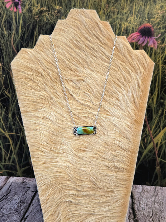 Sonoran Floral Bar Necklace