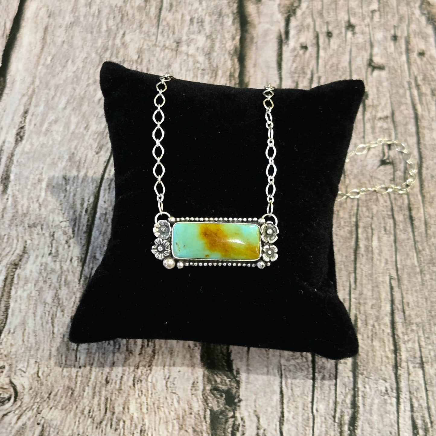 Sonoran Floral Bar Necklace