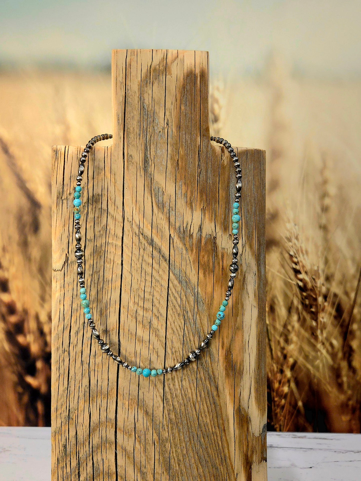 Sonoran Turquoise Desert Pearl Necklace
