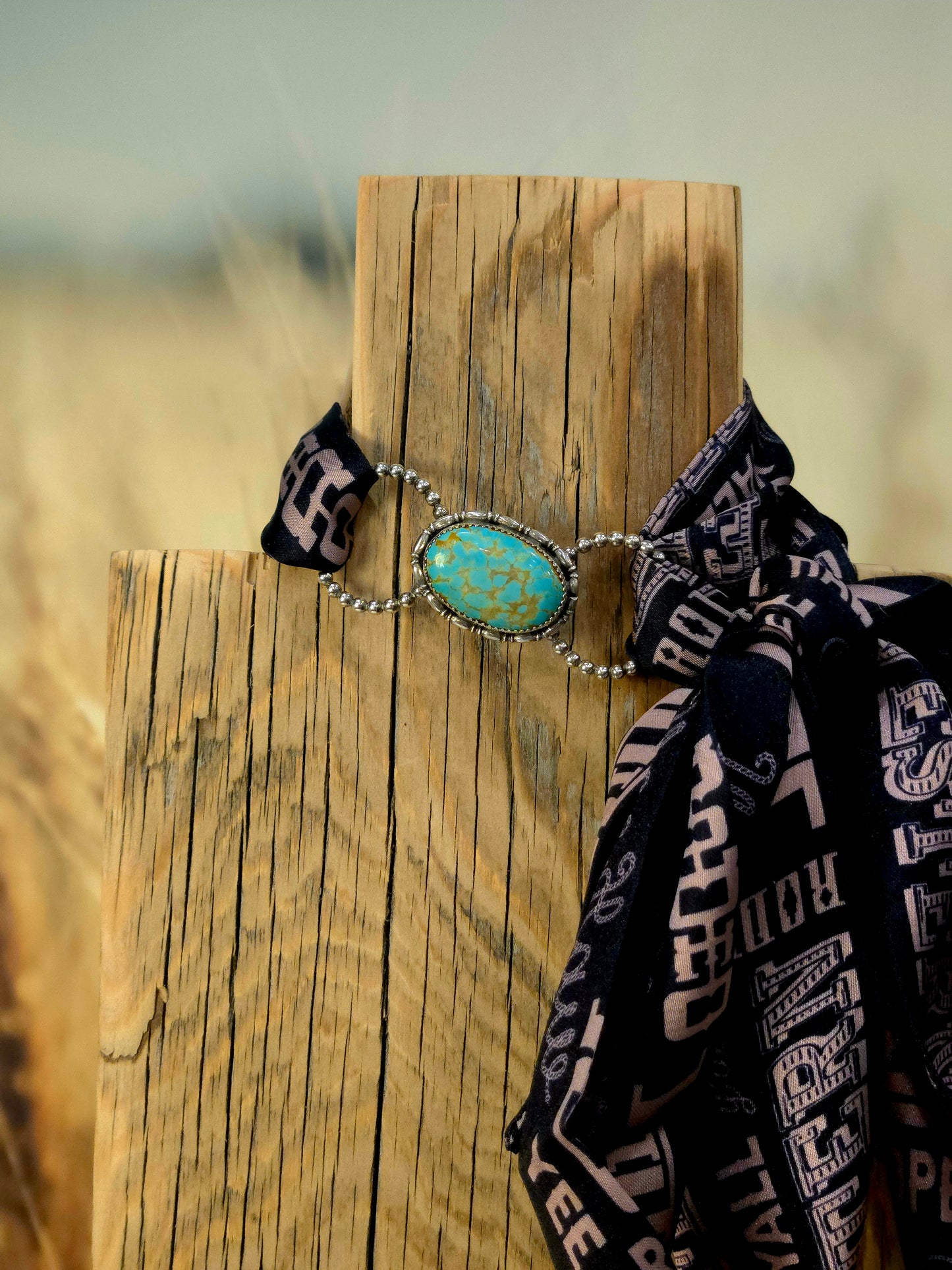 No. 8 Turquoise Scarf Tie