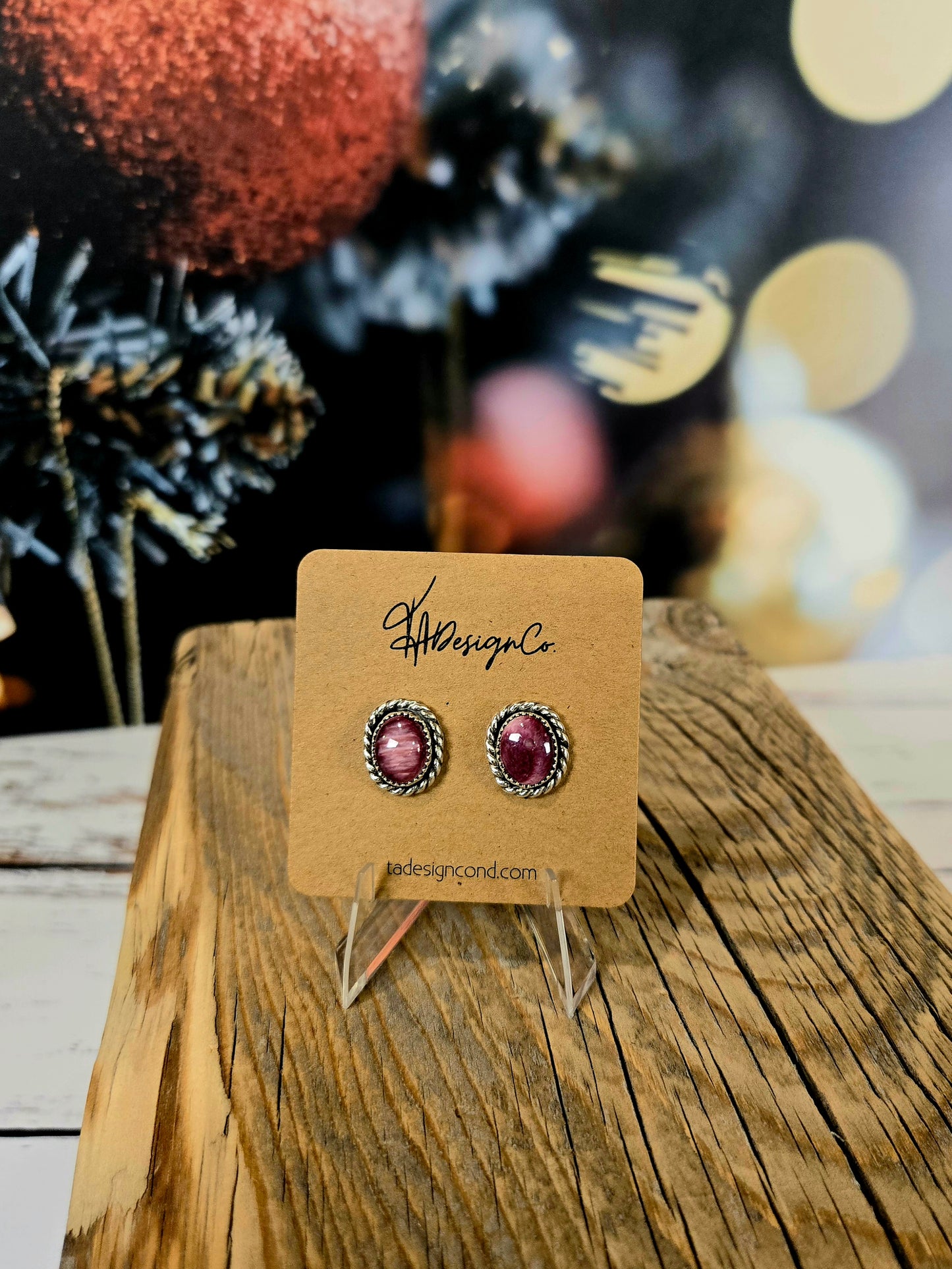 Purple Spiny Studs