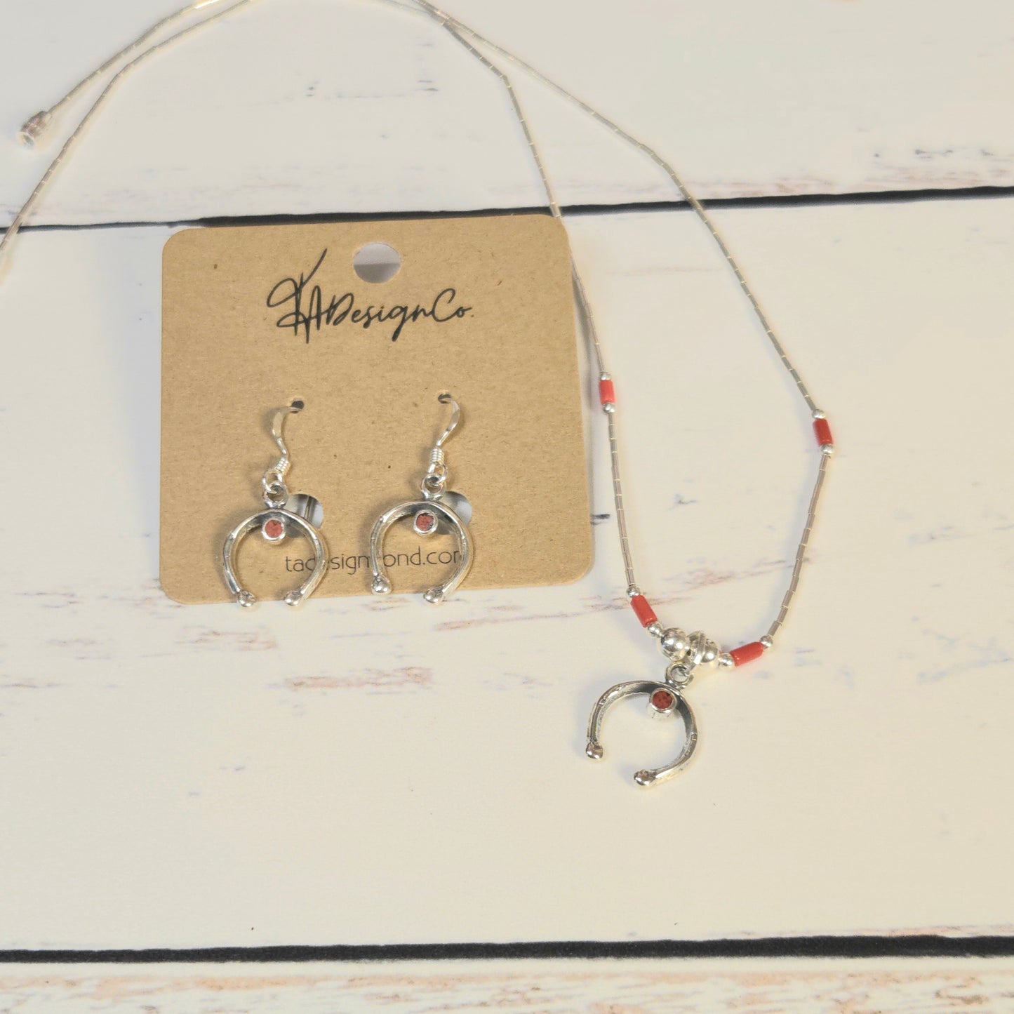 Liquid Silver & Red Naja Set