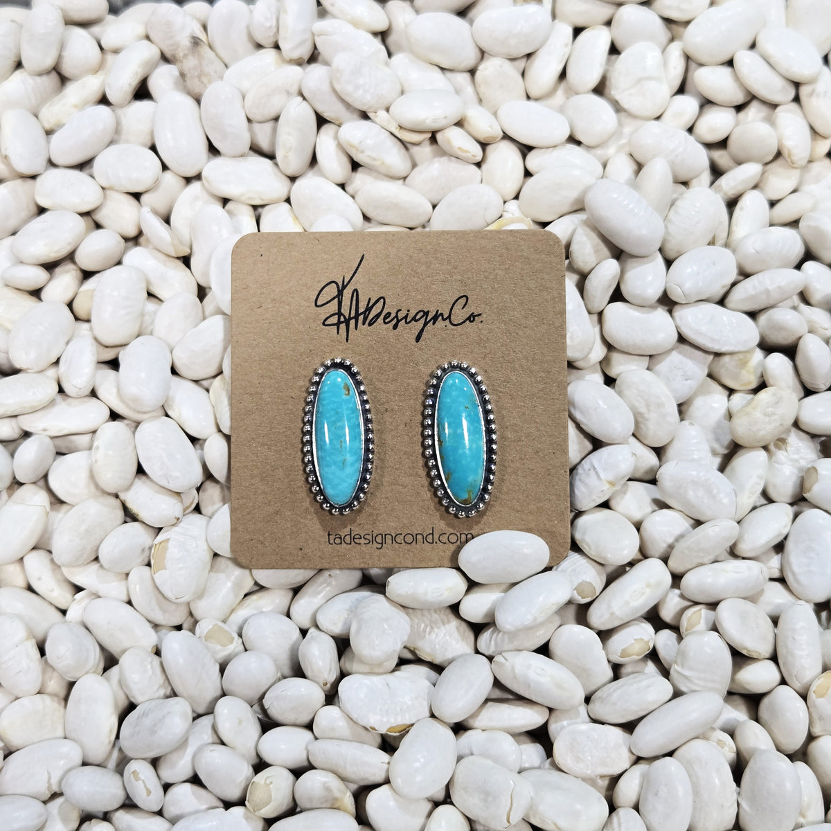 Kingman Oval Studs