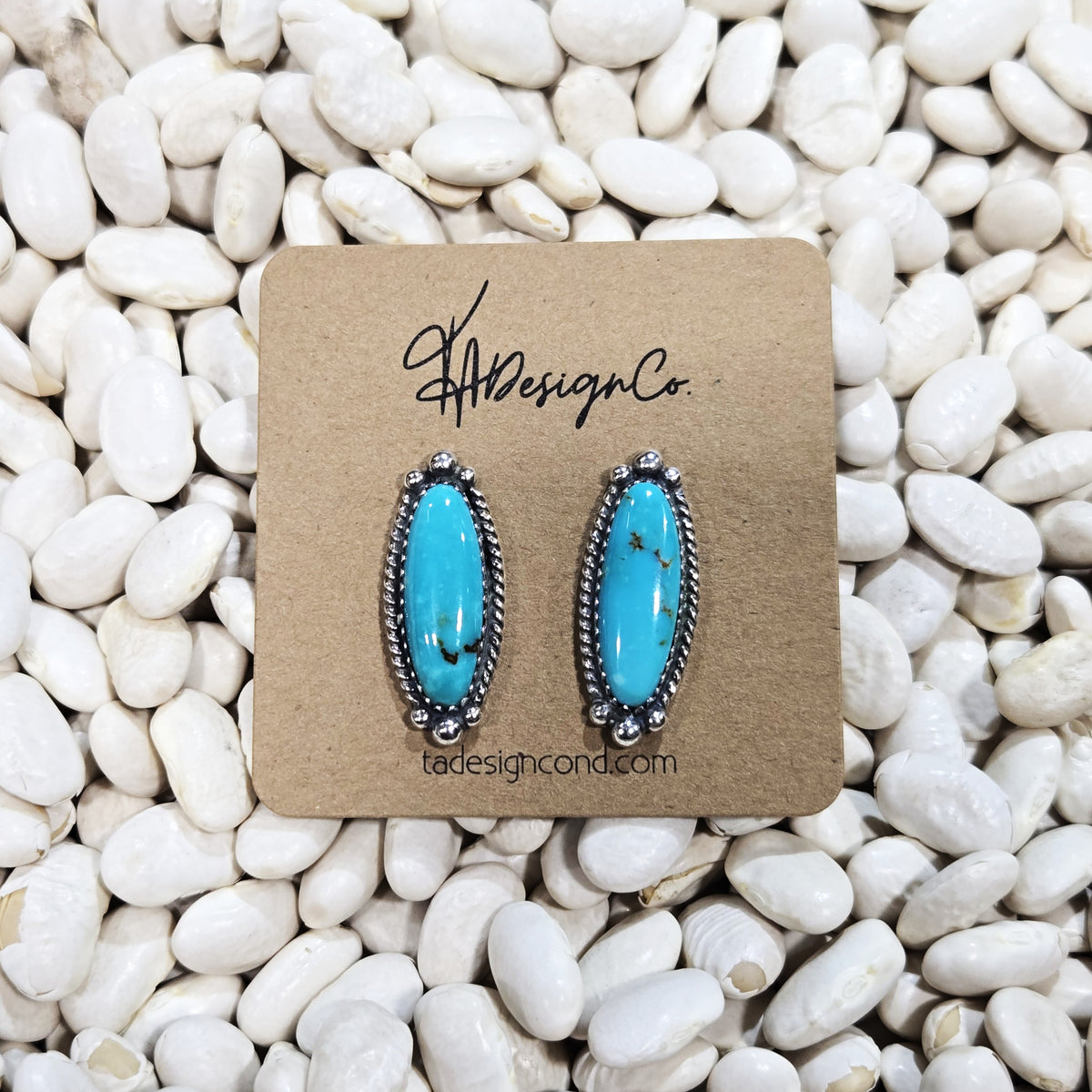Kingman Oval Studs