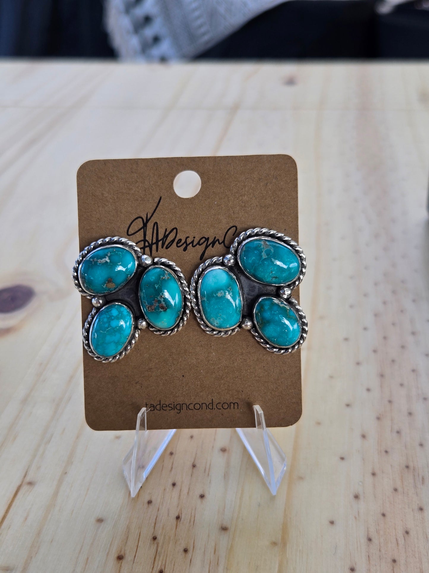 White Water Cluster Studs