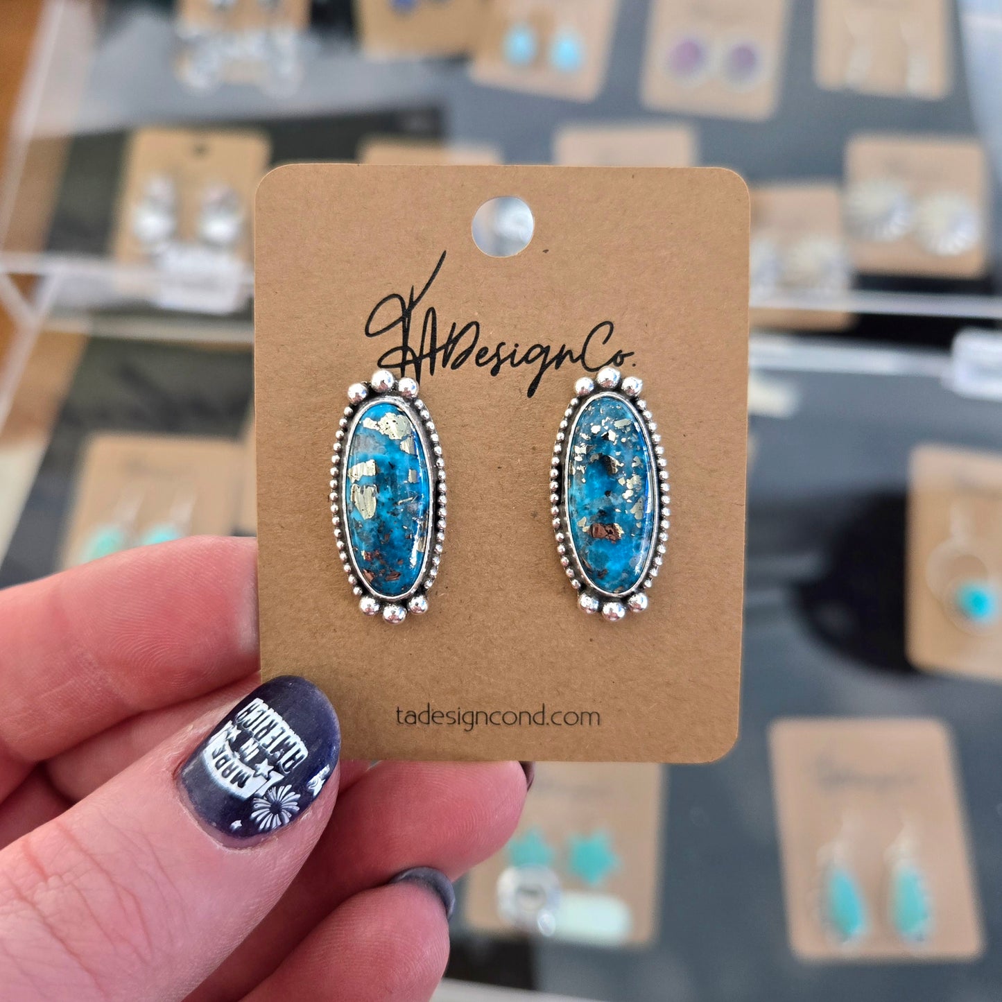 Persian Turquoise Studs