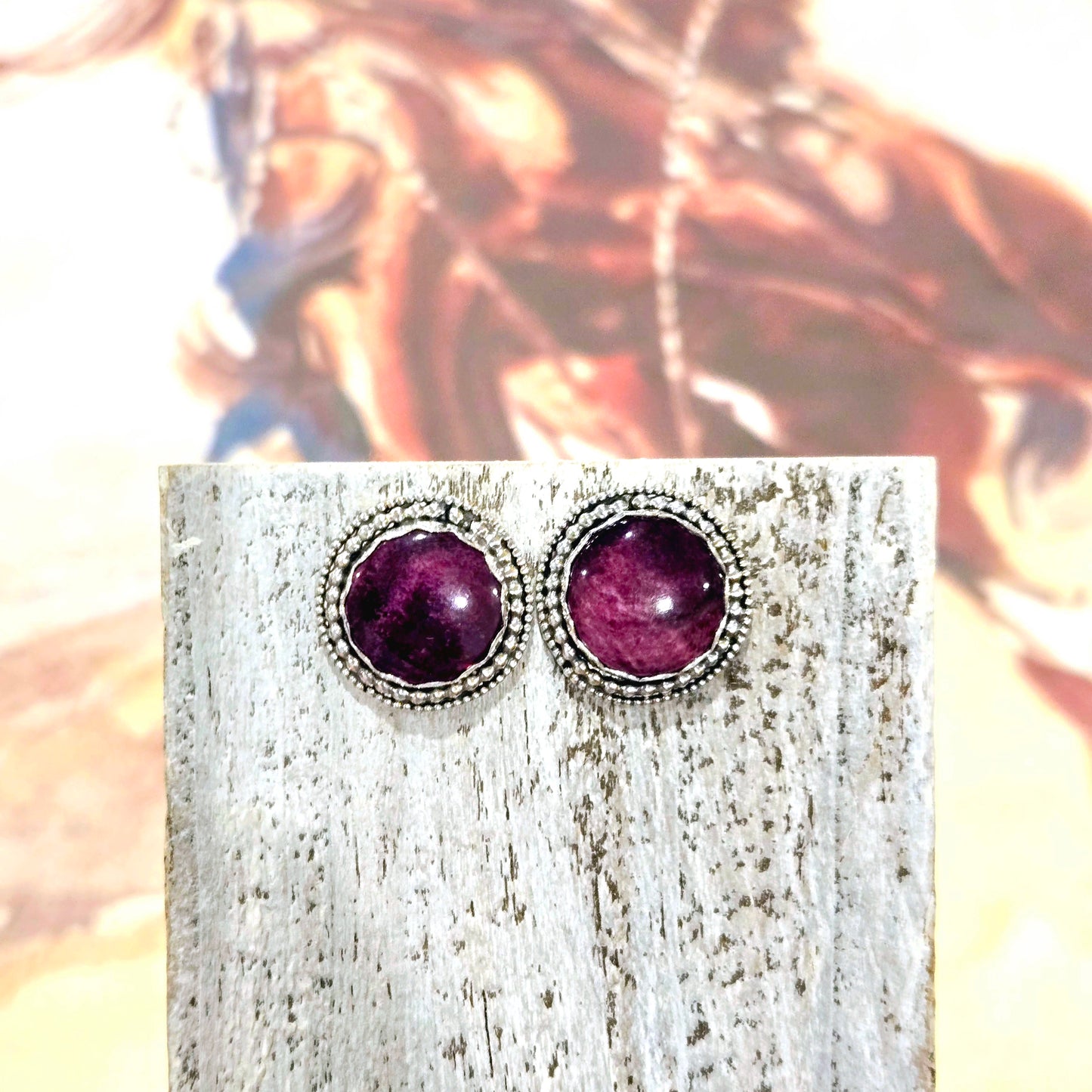 Spiney Oyster Shell Studs