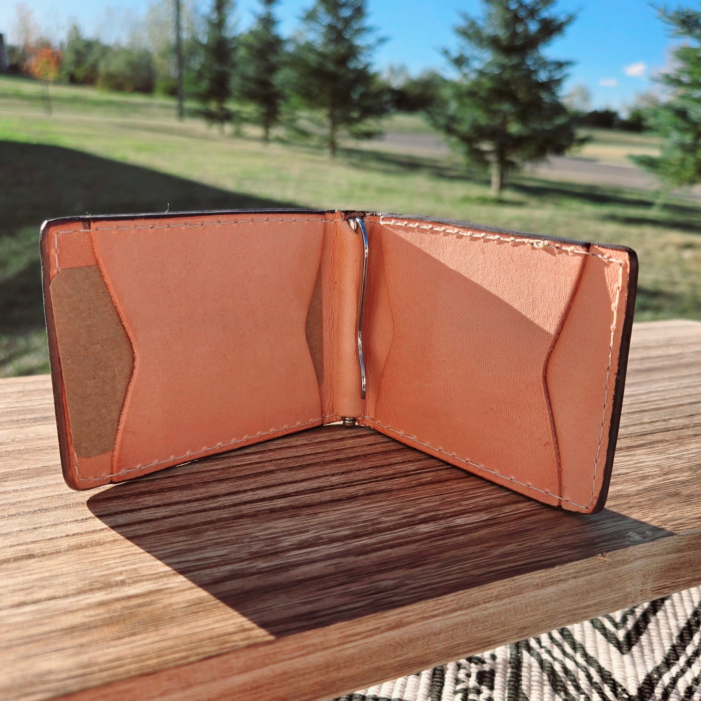 Tooled Front Pocket/Card Wallet