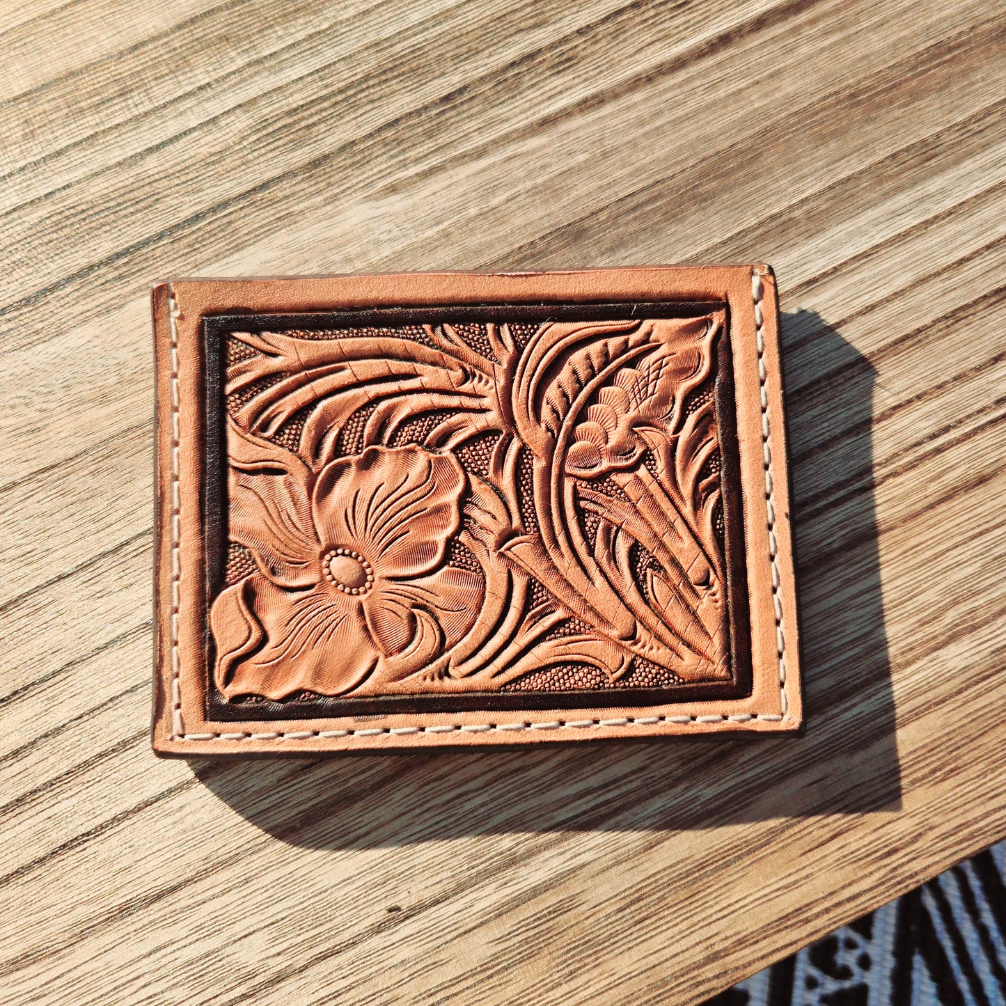 Tooled Card Wallet