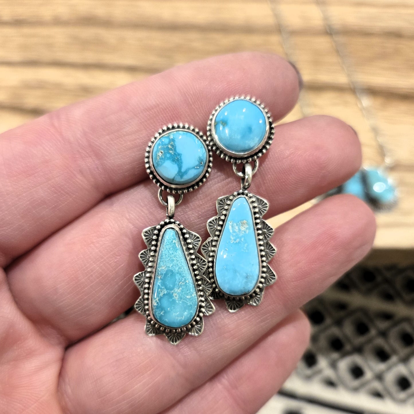 White Water Earrings