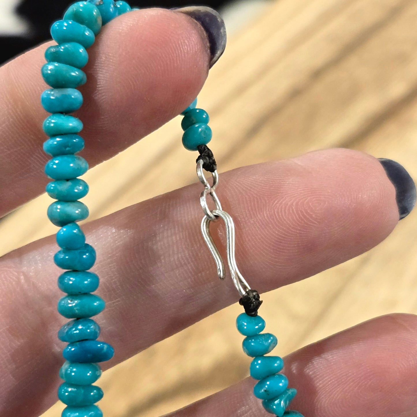 Turquoise Bead Strand Necklace