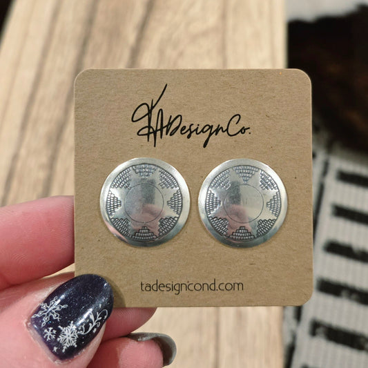 Sun Stamped Studs