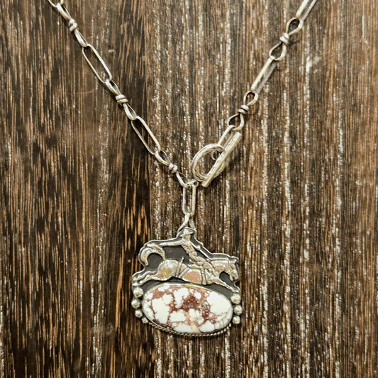 Wild Horse Bronc Necklace