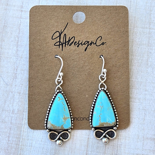 Glacier Blue Dangle Earrings