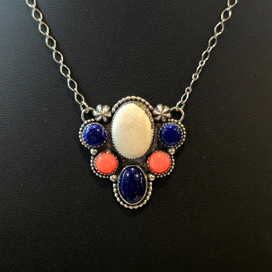 Ivory Creek Cluster Necklace