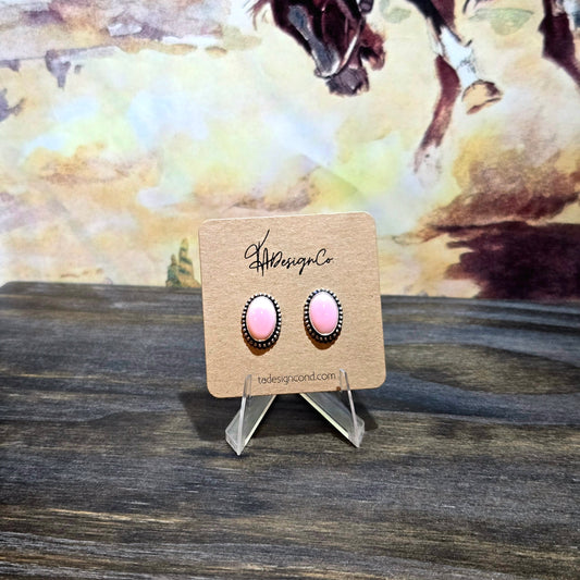 Pink Conch Studs