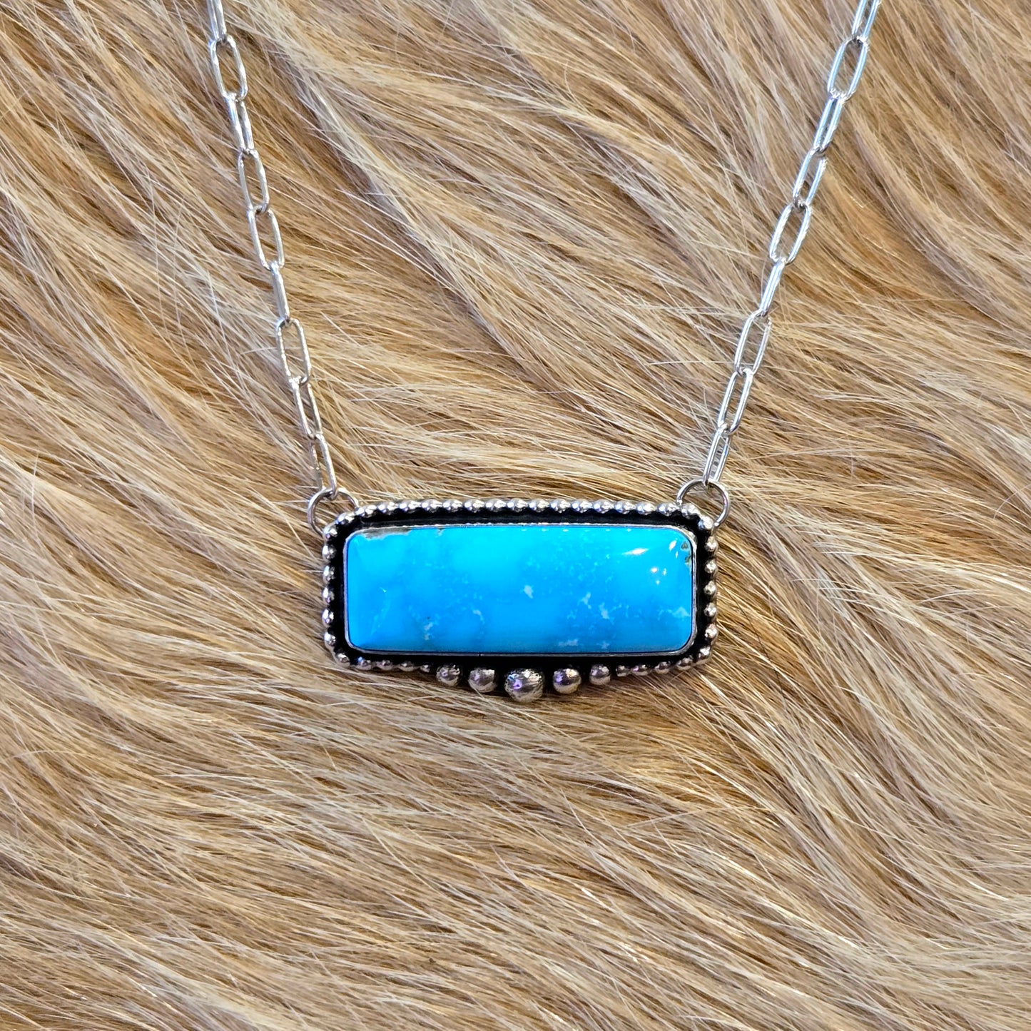 Mina Maria Turquoise Bar Necklace