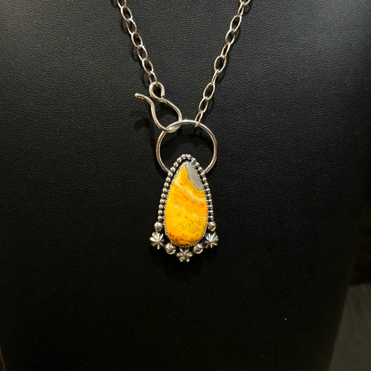 Bumble Bee Jasper Necklace