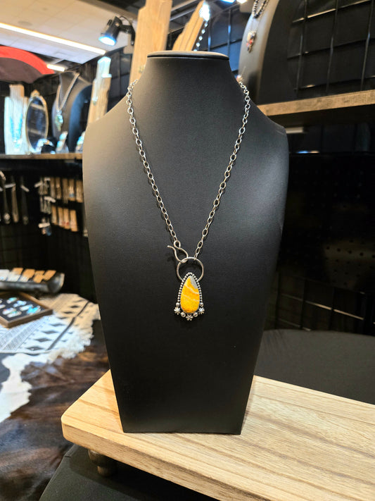 Bumble Bee Jasper Necklace