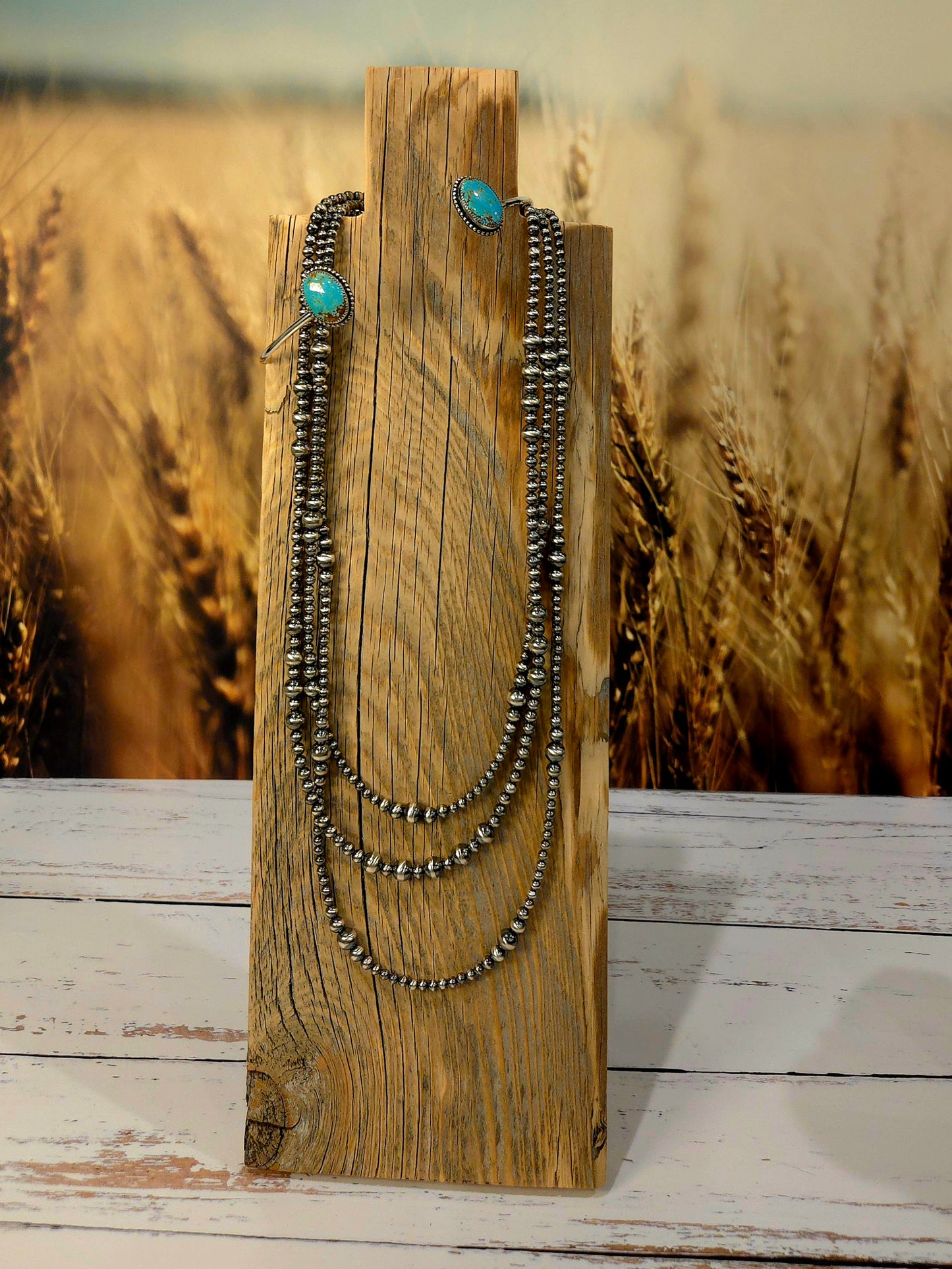 Number 8 Turquoise Neck Cuff