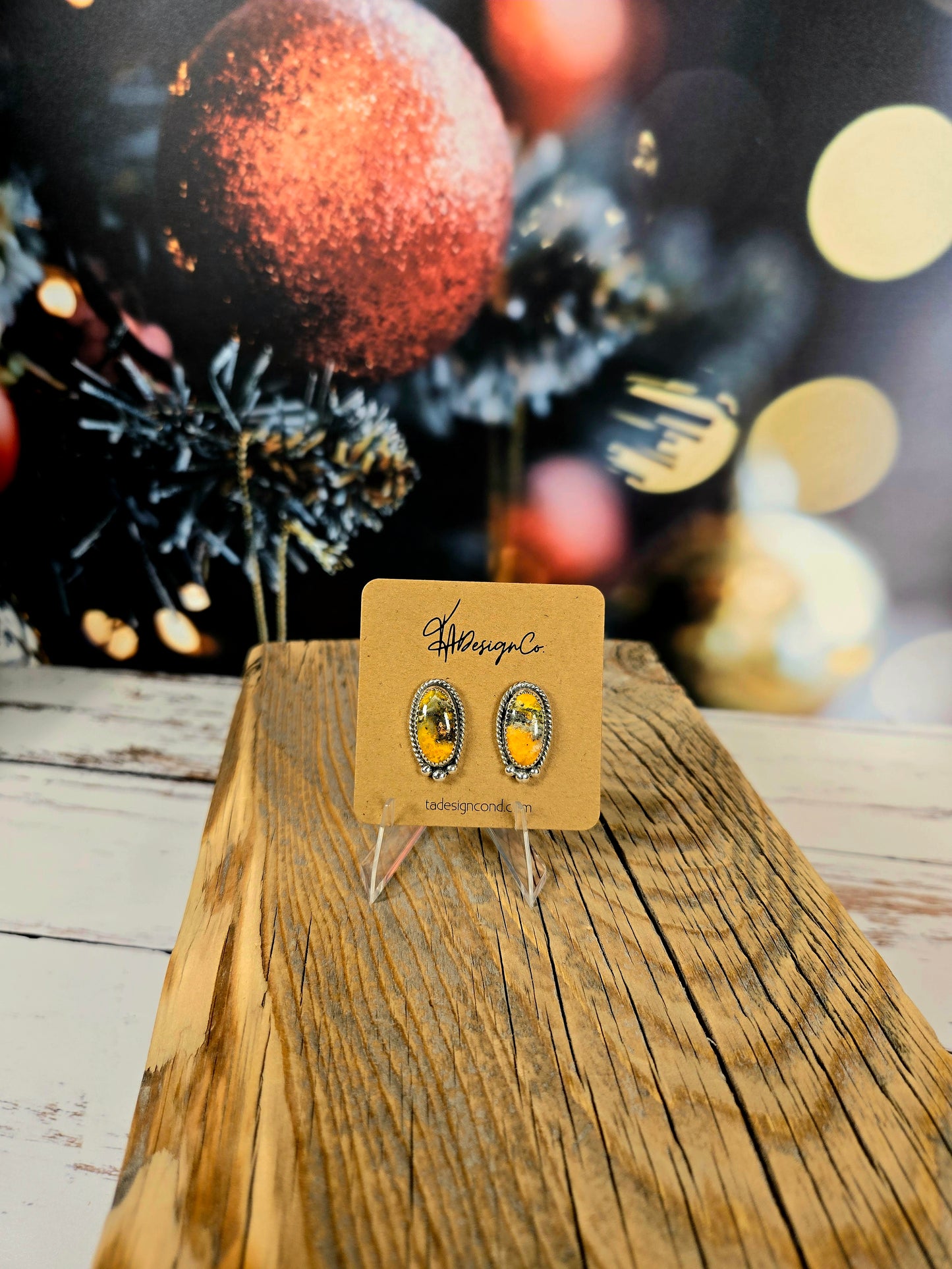 Bumble Bee Jasper Studs