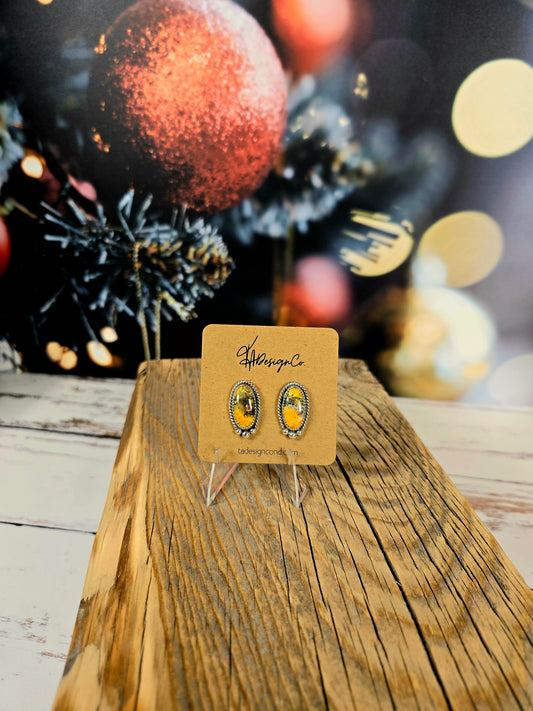 Bumble Bee Jasper Studs
