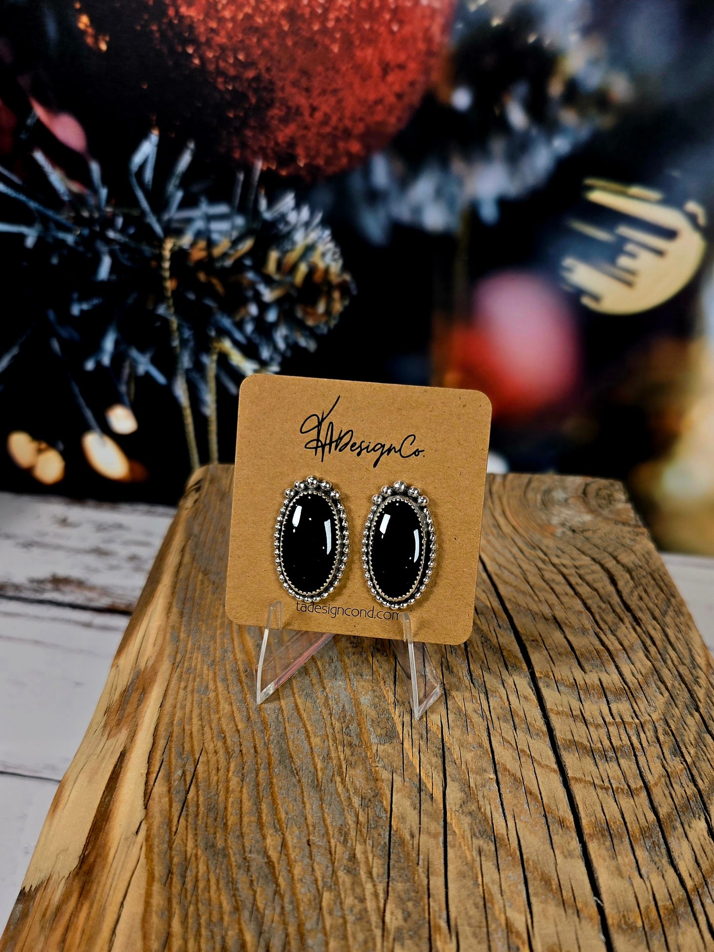 Black Onyx Studs