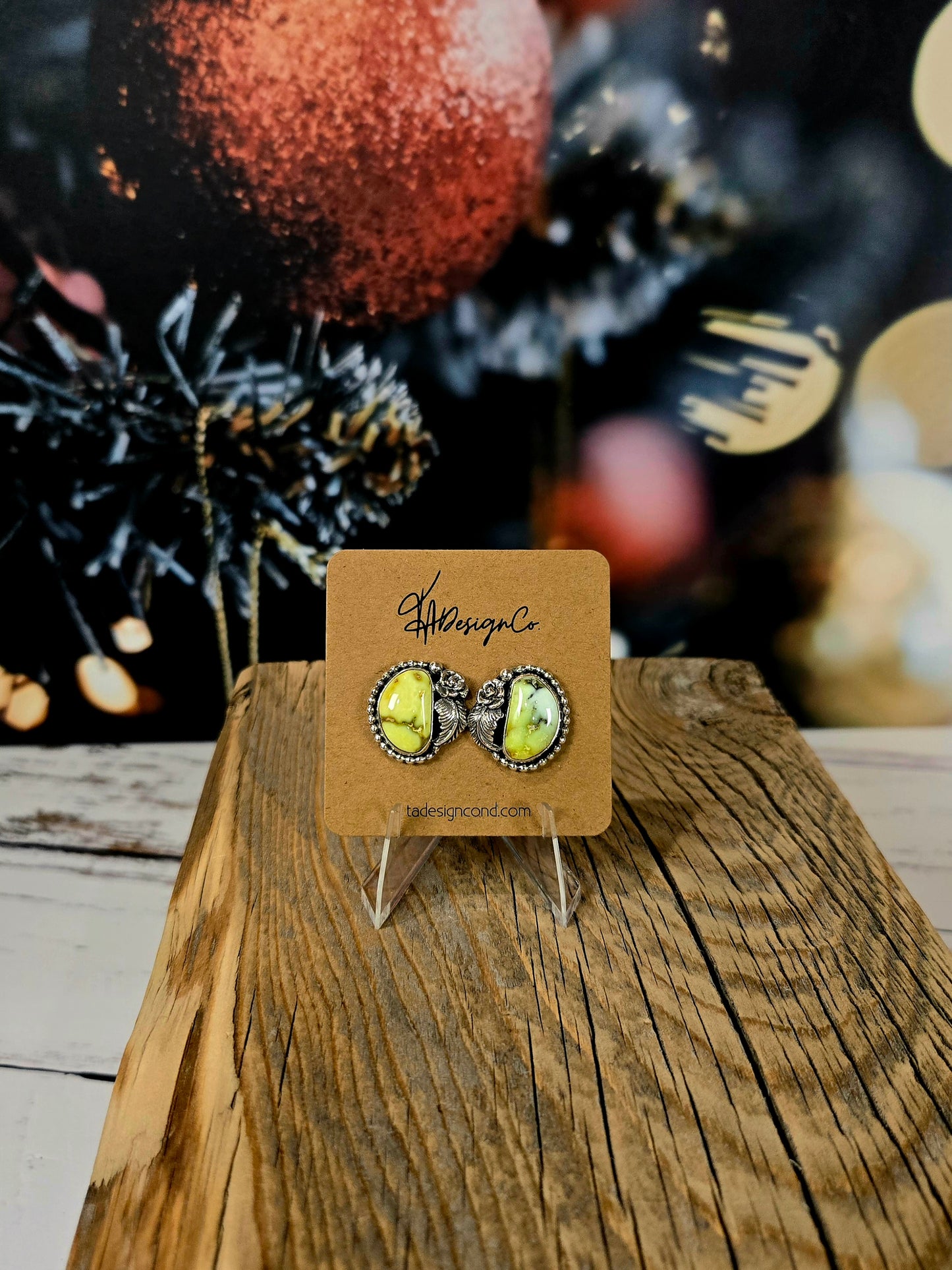 Palomino Floral Studs