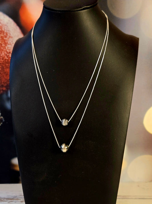 Floating Pearl Necklace