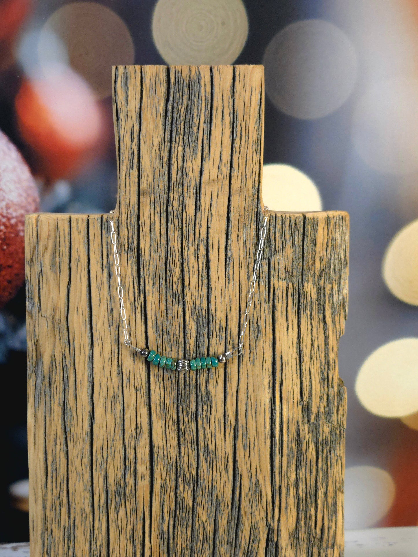 Chilean Desert Pearl Bar Necklace