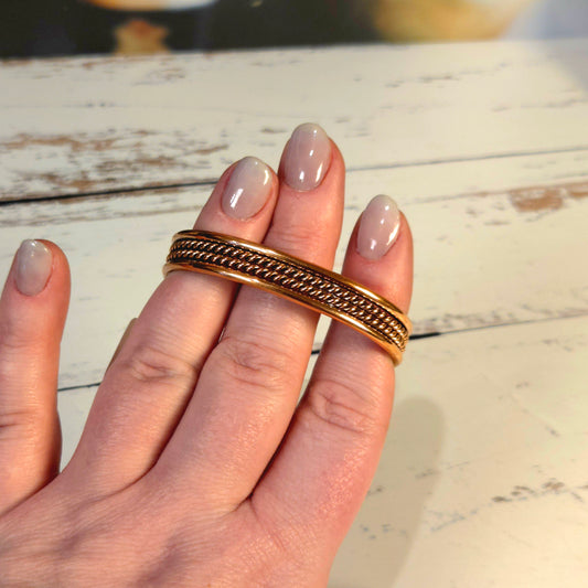Copper Twist Wire CUff