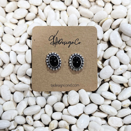 Black Onyx Studs