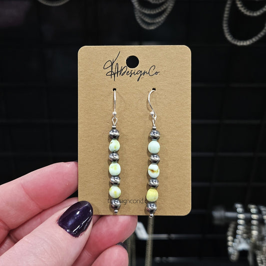 Desert Pearl & Palomino Bead Dangles