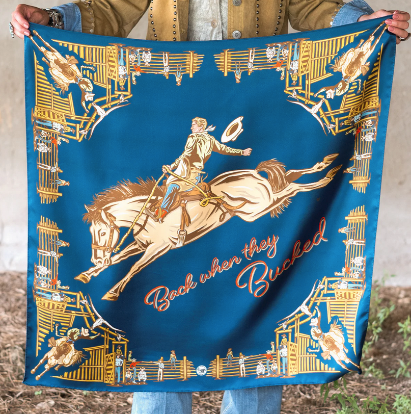 Back When They Bucked Wild Rag